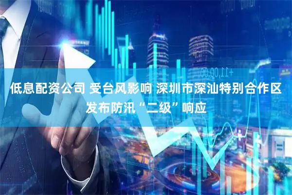 低息配资公司 受台风影响 深圳市深汕特别合作区发布防汛“二级”响应